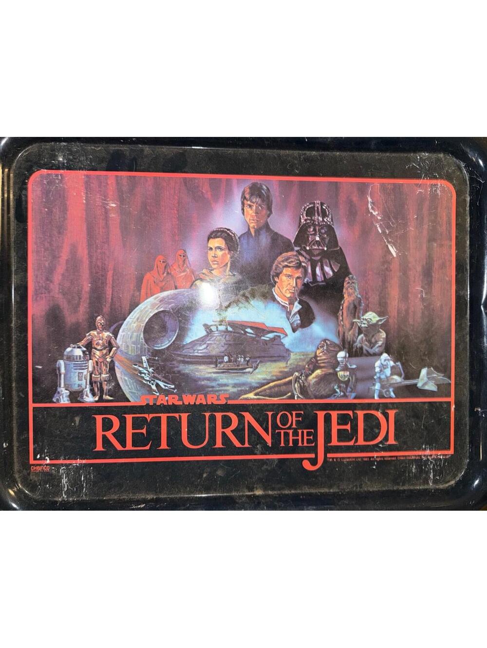 Star Wars Return Of The Jedi 1983 Metal Lunch Box Collectible Original Vintage